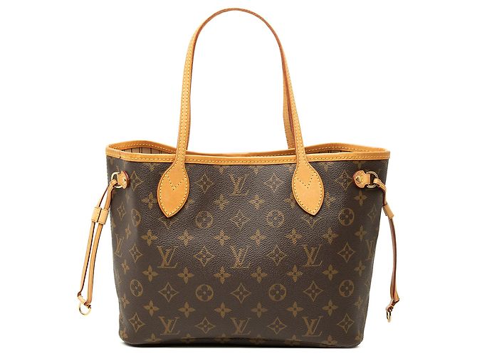 Sac cabas Louis Vuitton Monogram Neverfull PM Marron