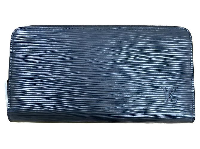 Louis Vuitton Epi Noir Zippy Wallet Black