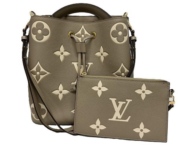 Néonoé Louis Vuitton NeoNoe MM M45555 Bicolor Monogram Empreinte Shoulder Bag