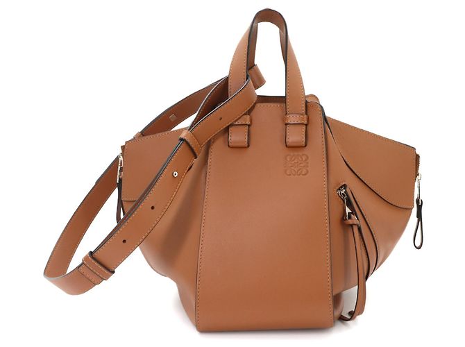 Bolsa Loewe Hammock Small Marrom