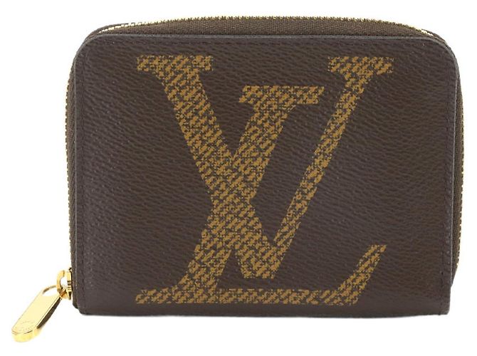 Monedero Zippy Monogram Giant Louis Vuitton Castaño Monograma