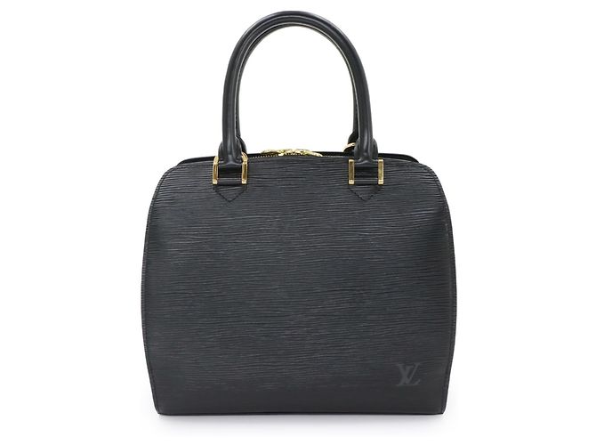 Borsa Louis Vuitton Epi Pont Neuf Nero