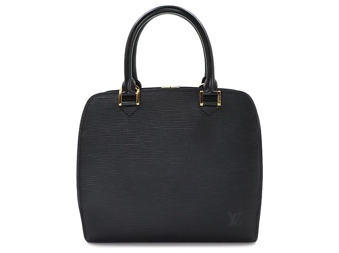 Borsa Louis Vuitton Epi Pont Neuf Nero