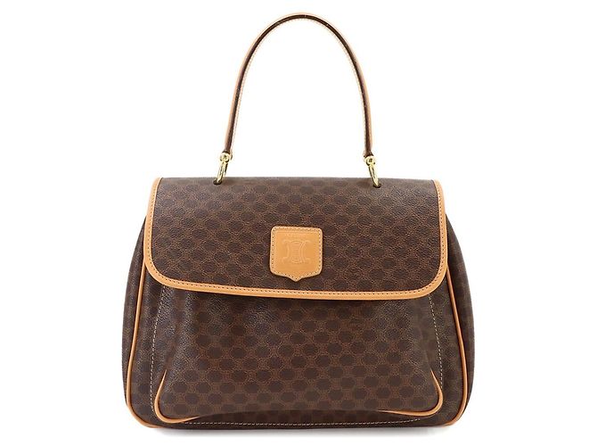 Céline Sac à main Celine Macadam Marron