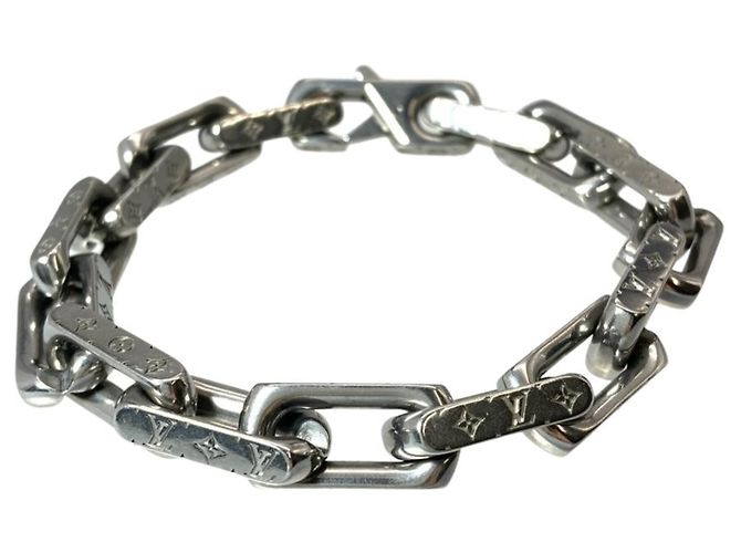 Louis Vuitton Monogram Chain Bracelet Silvery