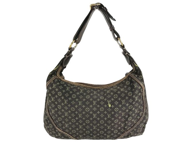 Borsa a tracolla Louis Vuitton Monogram Mini Lin Manon MM Marrone