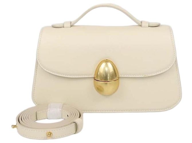 Autre Marque Neous Phoenix 1.0 Handtasche aus cremefarbenem Leder Weiß