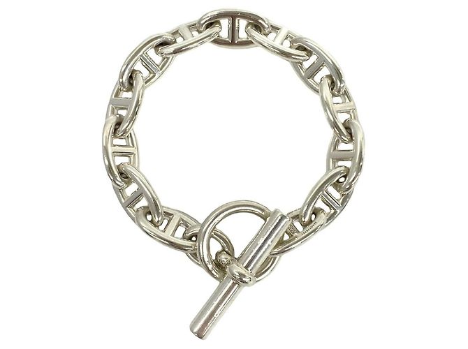Hermès Bracciale con Charms Hermes Chaine d'Ancre GM Sterling Silver