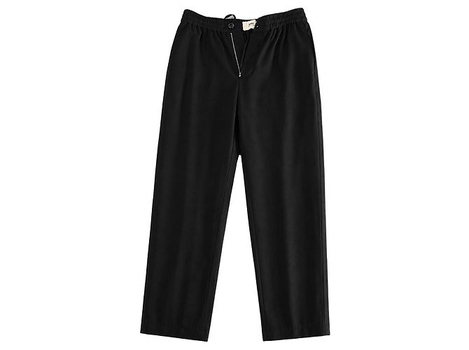 AMI Paris schwarze Wollhose