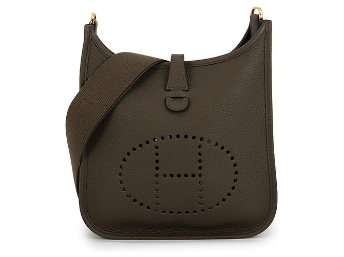 Hermès Bolsa de ombro Hermes Evelyne 3 Marrom