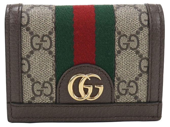 Cartera Bifold GUCCI Ophidia Beige