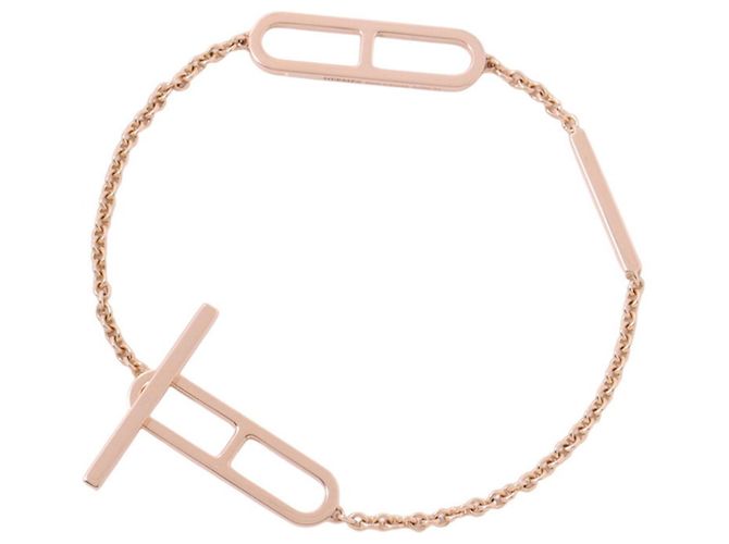 Hermès Pulsera con dijes Hermes 18K Pink Gold