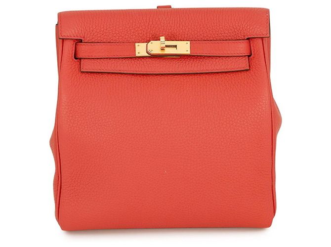 Hermès Sac à dos Hermes Kelly Ad PM Rouge