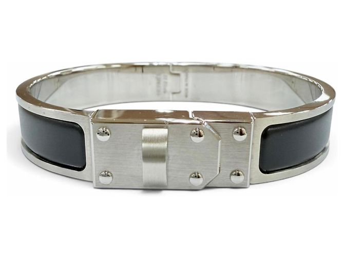 Hermès Bracciale Kelly Charm HERMES Nero Argento