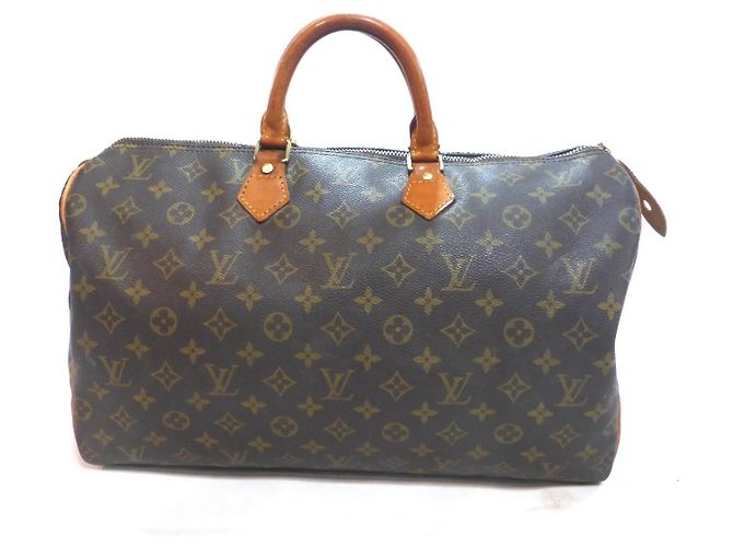 Mala Louis Vuitton Speedy 40 Monogram Marrom Monograma