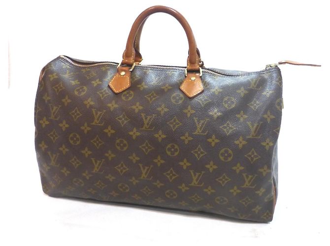 Mala Louis Vuitton Speedy 40 Monogram Marrom Monograma