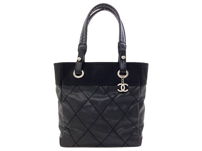 Chanel Paris Biarritz Tote PM Black