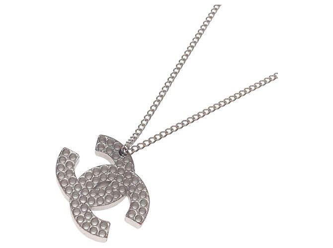 Collana Chanel Coco Mark Argento