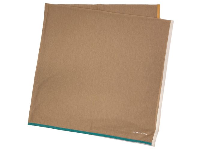 Hermès Hermes Carre 120 Schal Beige
