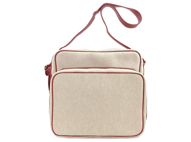 Hermès Borsa a tracolla Hermes Victoria Gold Hardware Rosso