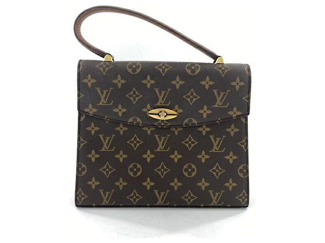 Borsa Louis Vuitton Malesherbes Marrone