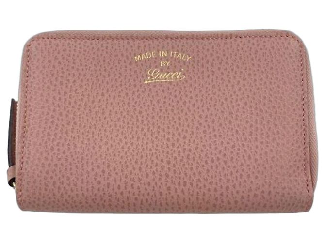 Cartera bi-fold Gucci rosa