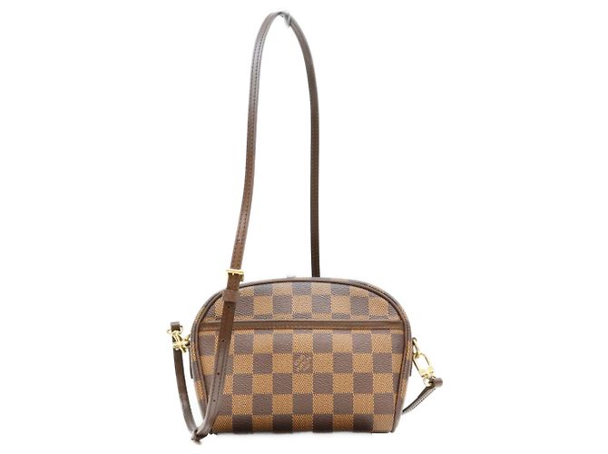 Borsa a tracolla Louis Vuitton Damier Pochette Ipanema Marrone