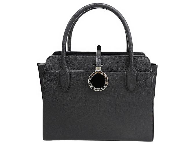 Bolsa de couro BVLGARI Bulgari Alba Preto