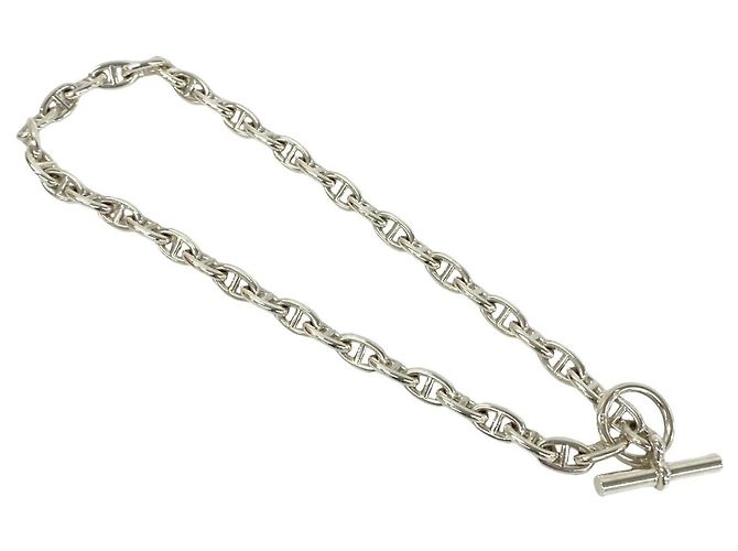 Hermès Collar Hermes Chaine d'Ancre PM Plata