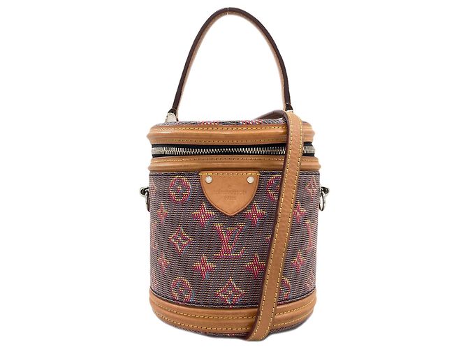 Borsa Louis Vuitton Cannes Marrone Rosso