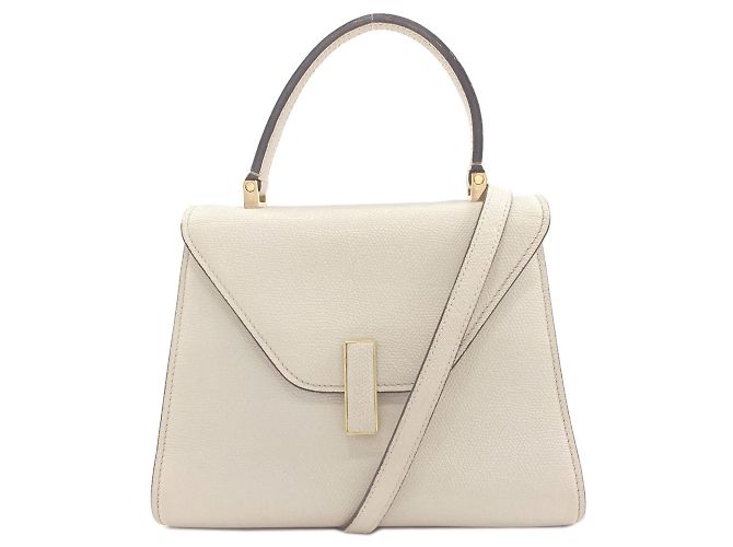 Sac à main 2-Way Iside Valextra en Light Gray Gris