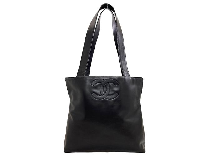 Saco Tote Chanel Coco Mark Preto