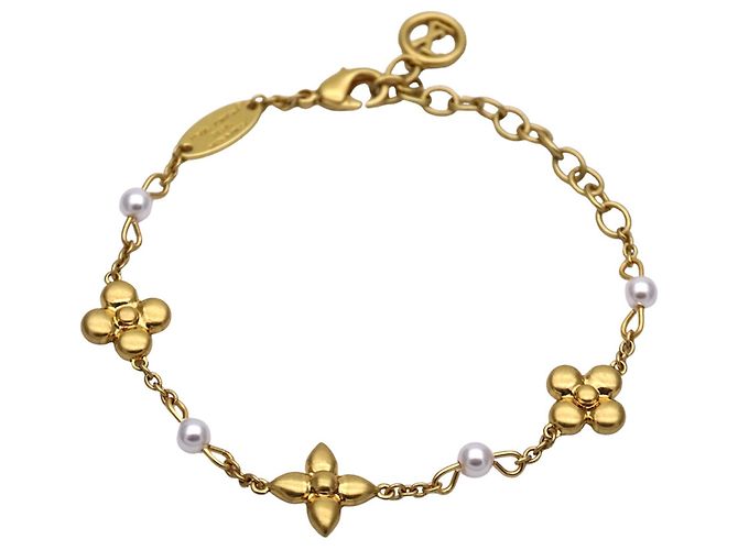 Pulseira com pingentes em ouro Louis Vuitton Dourado