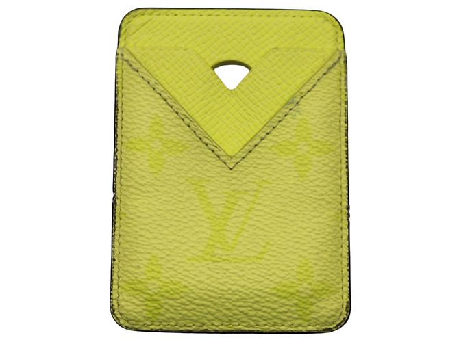 Louis Vuitton Visitenkartenetui Lemon Green