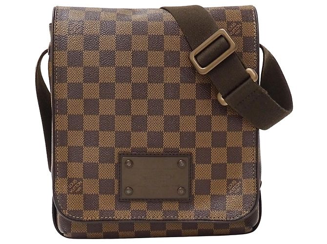 Sac à main Louis Vuitton Damier Canvas Marron Damier ebène