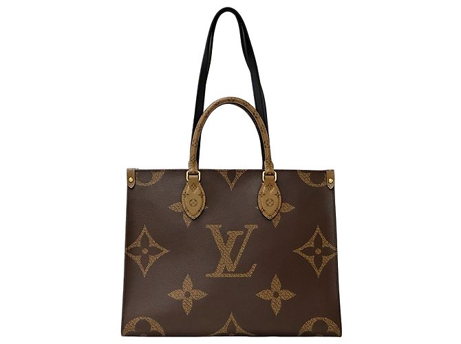Louis Vuitton Monogram Giant Reverse Handtasche Braun Monogramm
