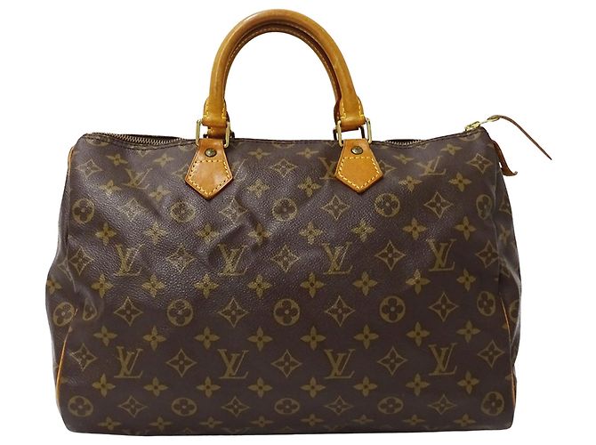 Speedy Sac à main Louis Vuitton Monogram Marron