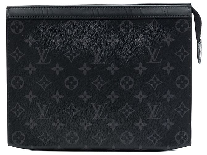 Louis Vuitton Black Monogram Eclipse Pochette Voyage MM