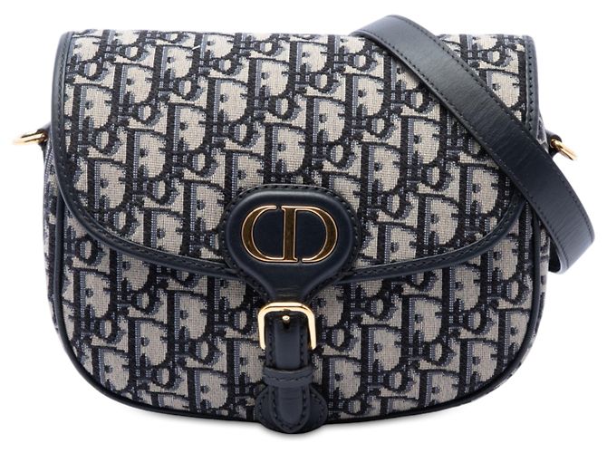 Autre Marque Bolso bandolera Bobby Dior Blue Medium Oblique Canvas Azul Azul marino