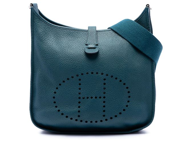 Hermès Blue Clemence Evelyne III 29 Bleu