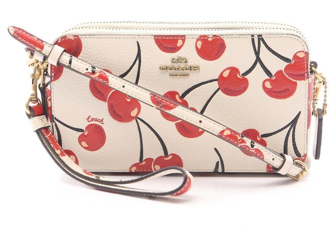 Borsa a tracolla Coach Kira Nero Rosso Crudo