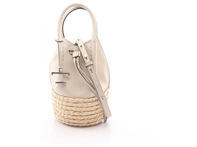 Borsa a secchiello Tod's T-Timeless Marrone Crudo