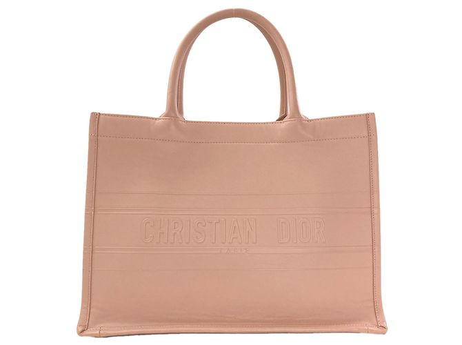 Borsa Tote Miu Miu Medium con Logo in Rilievo Rosa