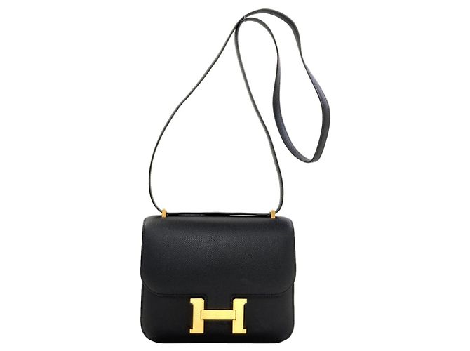 Hermès Borsa a tracolla Hermes Constance Mini 18 Nero