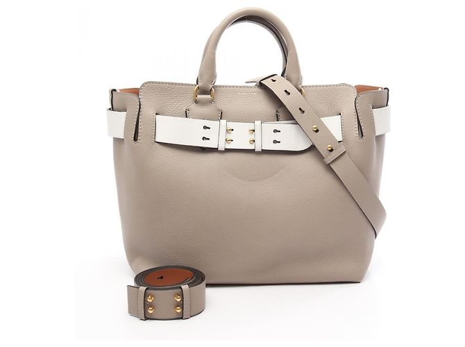 Bolsa Burberry Large 2-Way Branco Bege