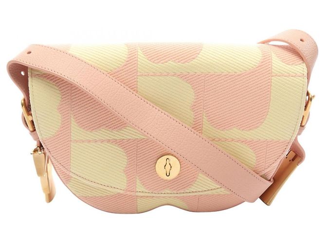 Borsa a tracolla Burberry Chess Satchel Rosa Giallo