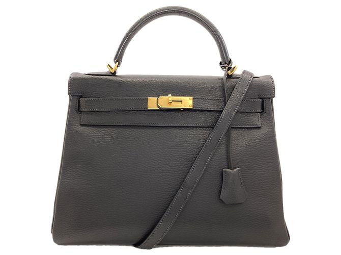 Hermès Sac à main Hermes Kelly 32 Noir