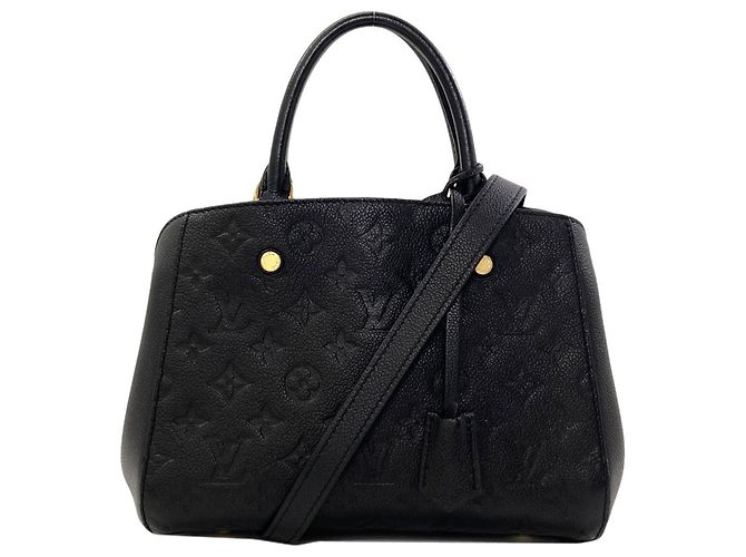Sac à main Louis Vuitton Montaigne BB Noir