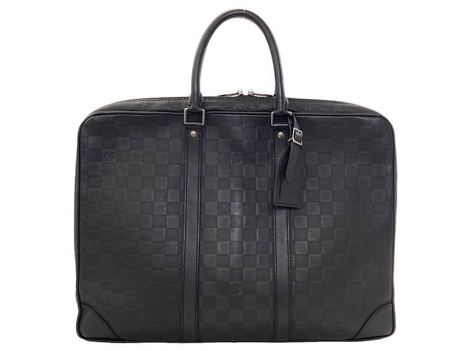 Pasta Louis Vuitton Damier Infini Preto