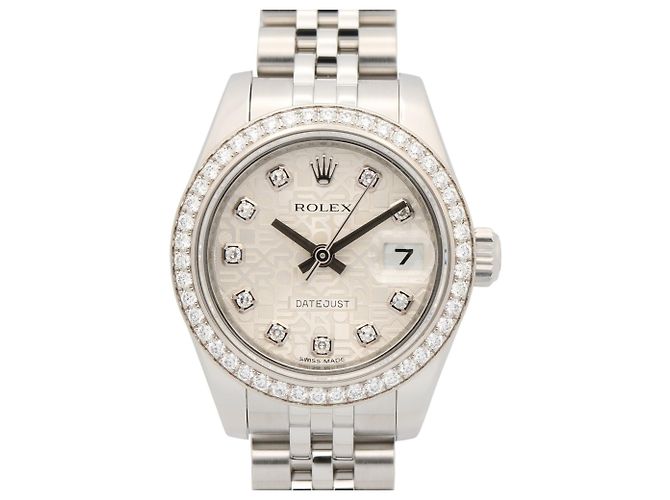 Rolex Datejust Damenuhr Diamantlünette